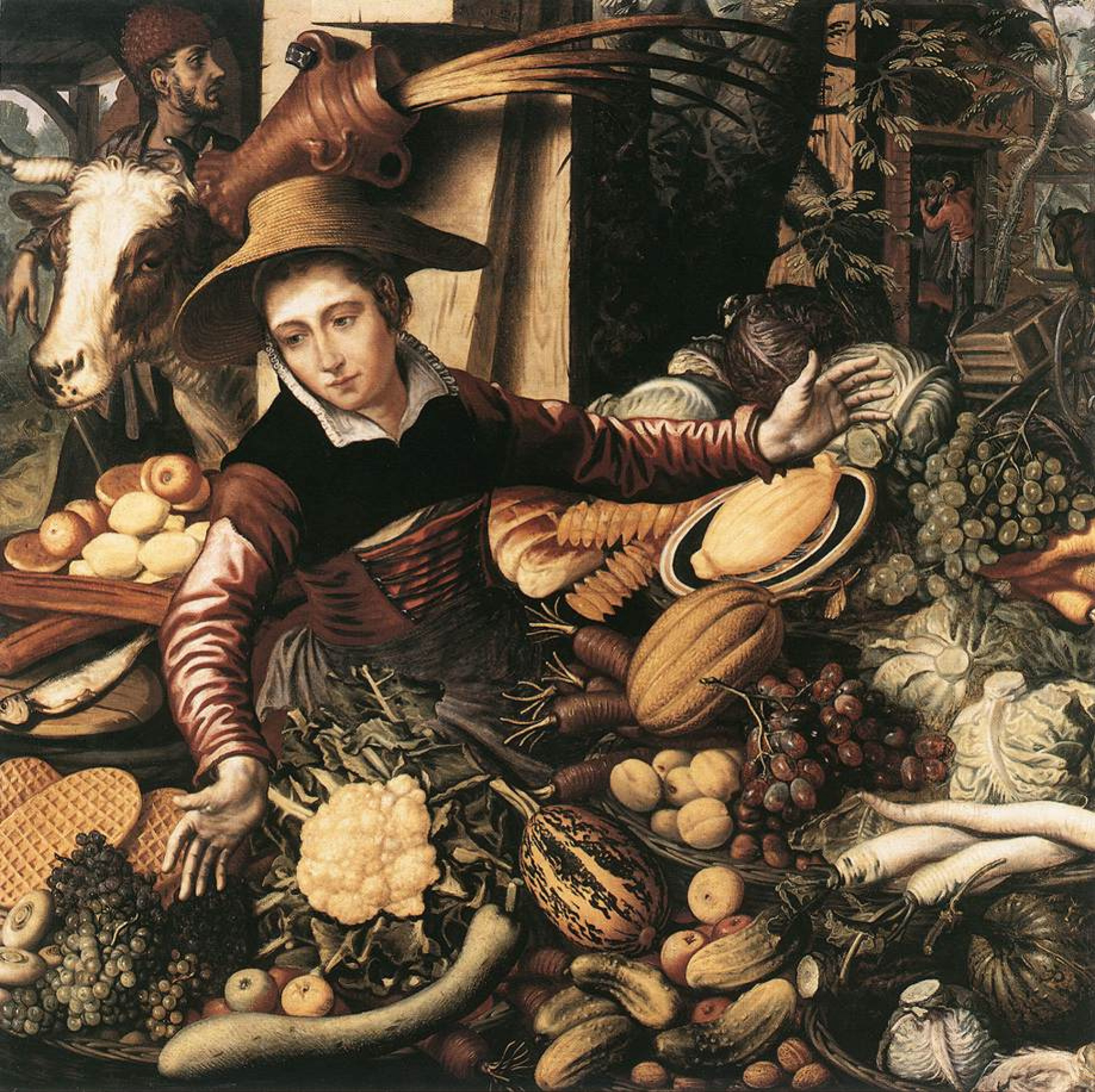 «Торговка у прилавка с овощами» (1567) © Берлинская картинная галерея